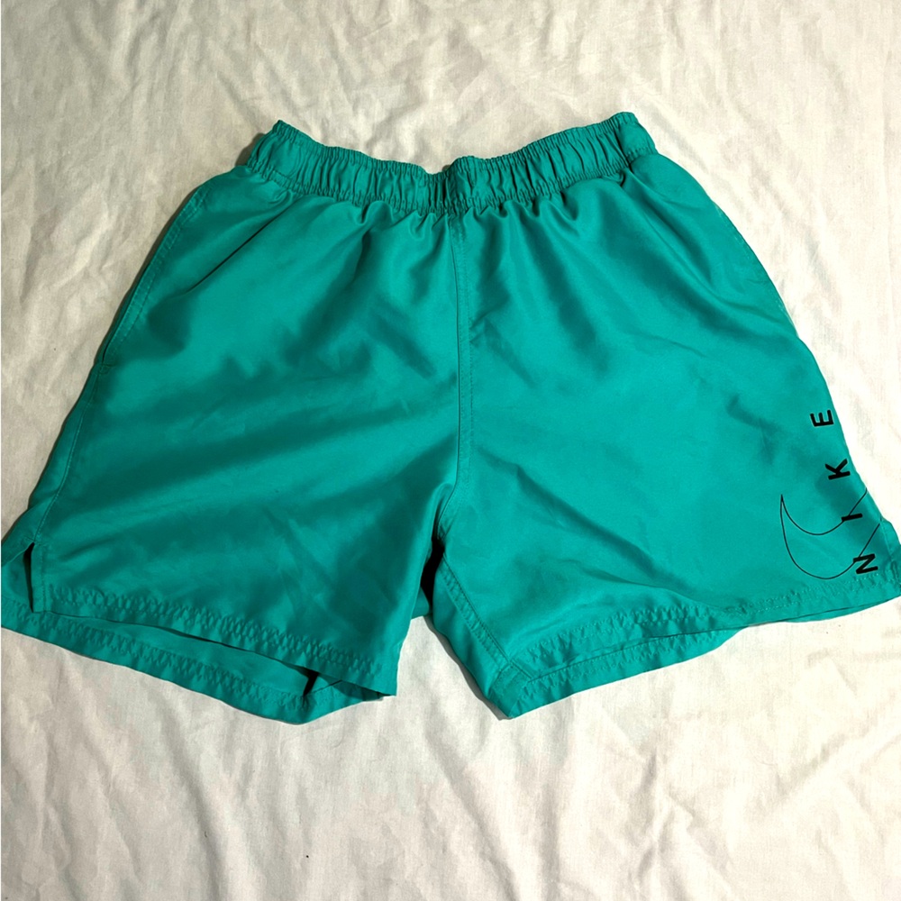 Blue athletic shorts Nike
